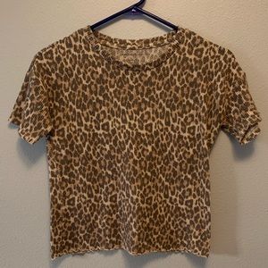 American Eagle leopard top